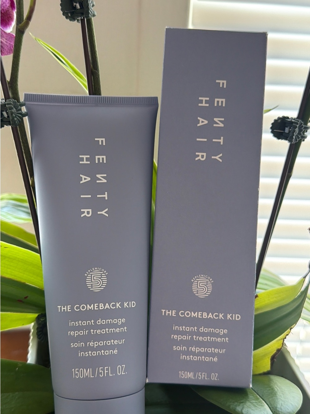 Fenty Beauty Hair The Comeback Kid Repair Treatment — Lavender Tube